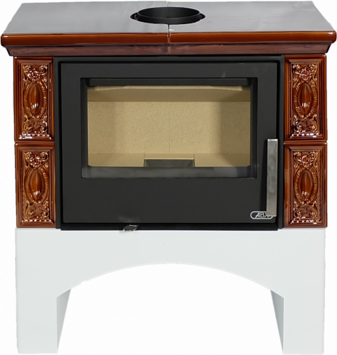 Керамическая печь-камин ABX PANONIE I - вставка Стальная