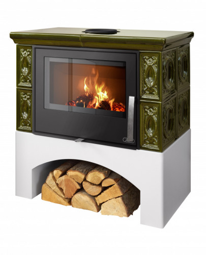 Керамическая печь-камин ABX PANONIE I - вставка Стальная