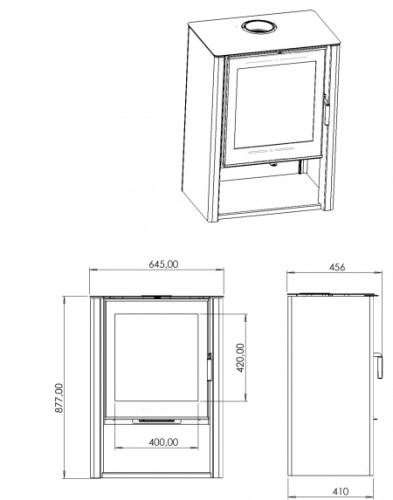Печь-камин Мета-Бел Севан