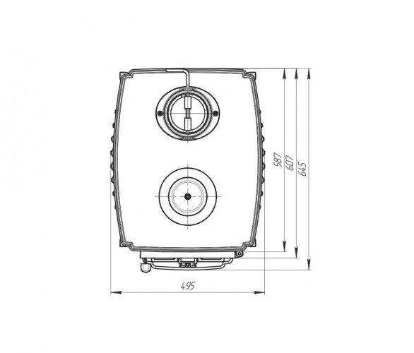 Печь-камин отопительно-варочная Прометалл Маэстро