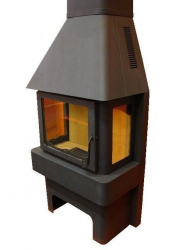 Печь-камин ЭкоКамин Бавария 3 стекла