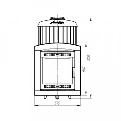 Печь для бани Прометалл Атмосфера XL ламели Жадеит наборный рисунок