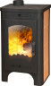Печь-камин ЭкоКамин Бавария Оптима с плитой