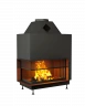 Каминная топка открытая с сеткой Астов О2С 90\50