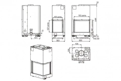 Каминная топка MCZ Forma 75 DX