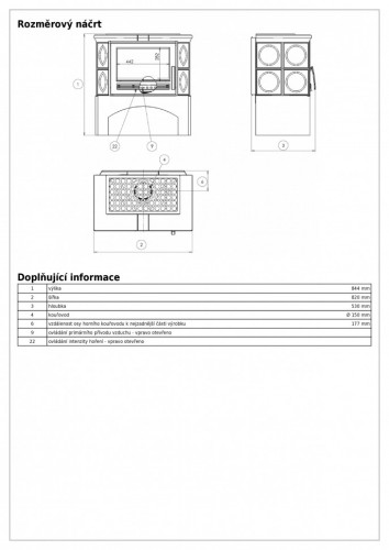 Керамическая печь-камин ABX PANONIE