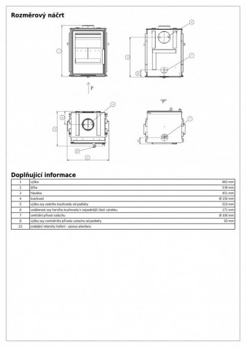 Каминная топка ABX York KI