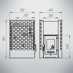 Печь для бани Варвара Грация