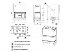 Каминная топка MCZ Plasma 95T wood