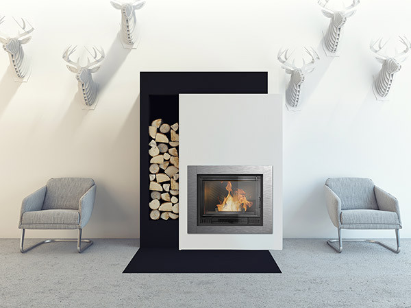 Каминная топка KAWMET W1 CO с водным контуром