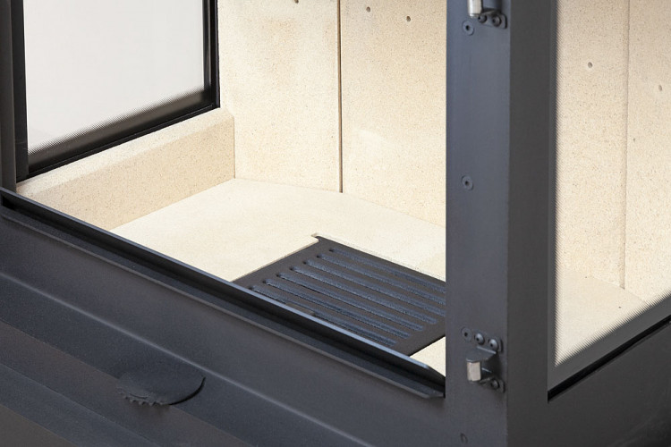 Печь-камин ЭкоКамин Прага 3 стекла