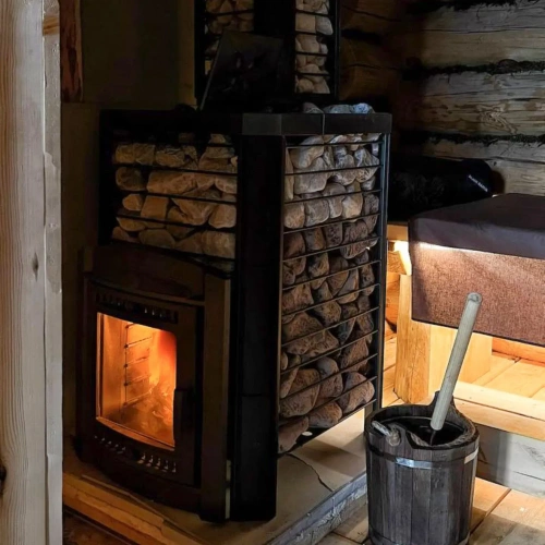 Печь для бани Прометалл Атмосфера Эйфория 45 сетка КТТ