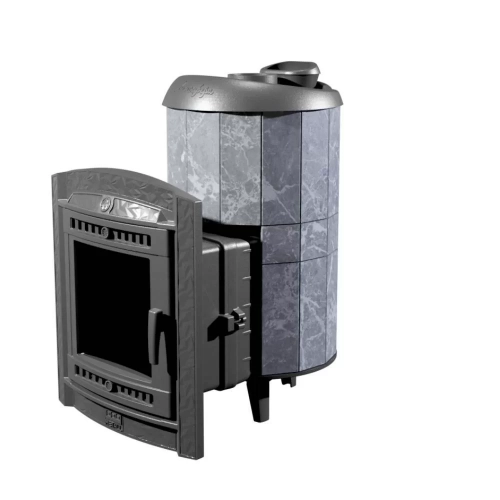 Печь для бани Прометалл Атмосфера L + в плитке Талькохлорит