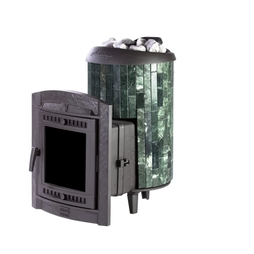 Печь для бани Прометалл Атмосфера L + ламели Змеевик наборный