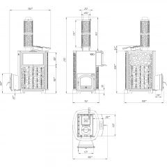 Печь для бани ВВД Калита Экстрим Сетка