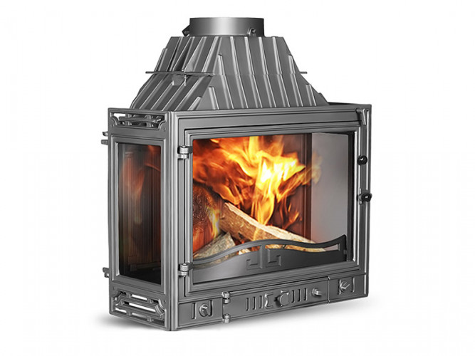 Каминная топка KAWMET W3 LPB (трехсторонняя)