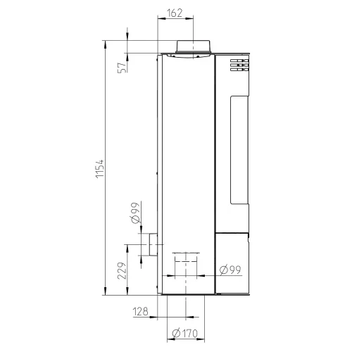 Печь-камин Thorma ANDORRA II