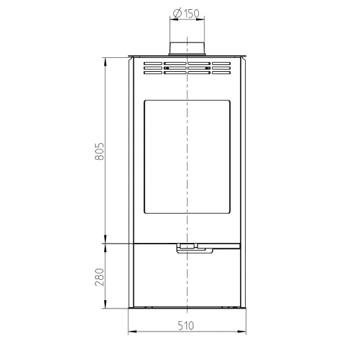 Печь-камин Thorma ANDORRA II