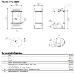 Печь-камин ABX Atrium 9