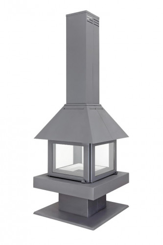 Печь-камин ЭкоКамин Эклипс ОСТРОВНОЙ 4D