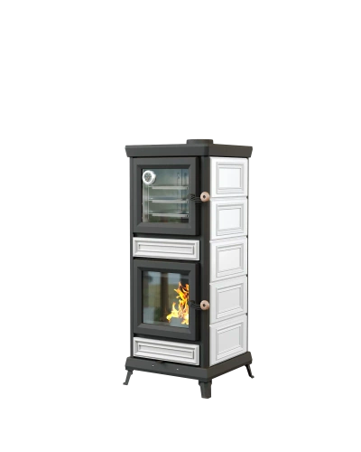 Печь-камин Астов Майолика с духовкой