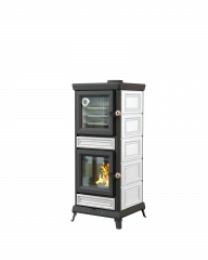 Печь-камин Астов Майолика с духовкой