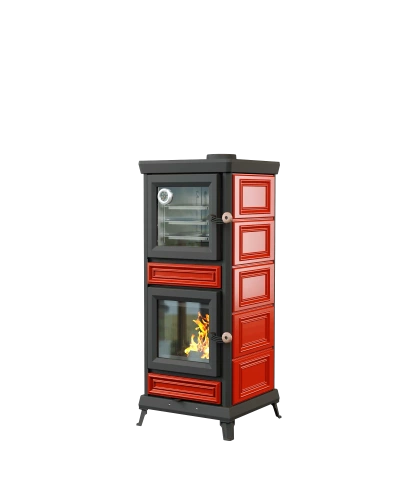 Печь-камин Астов Майолика с духовкой