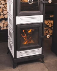 Печь-камин Астов Майолика с духовкой