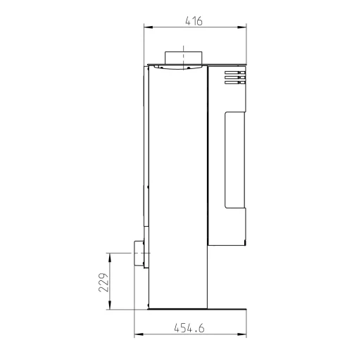Печь-камин Thorma ZARAGOZA Серая