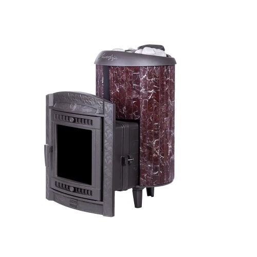 Печь для бани Прометалл Атмосфера L + ламели Россо Леванто