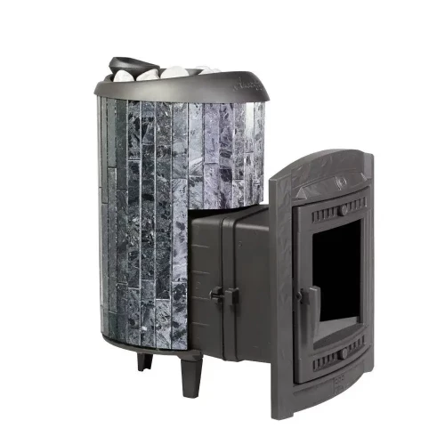 Печь для бани Прометалл Атмосфера L + ламели Пироксенит наборный