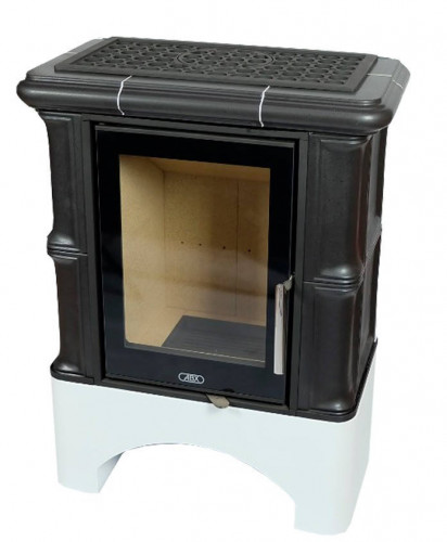 Керамическая печь-камин ABX BAVARIA EXclusive - вставка Orion, с прямым цоколем