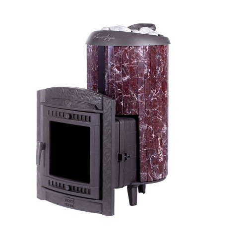 Печь для бани Прометалл Атмосфера XL ламели Россо Леванто