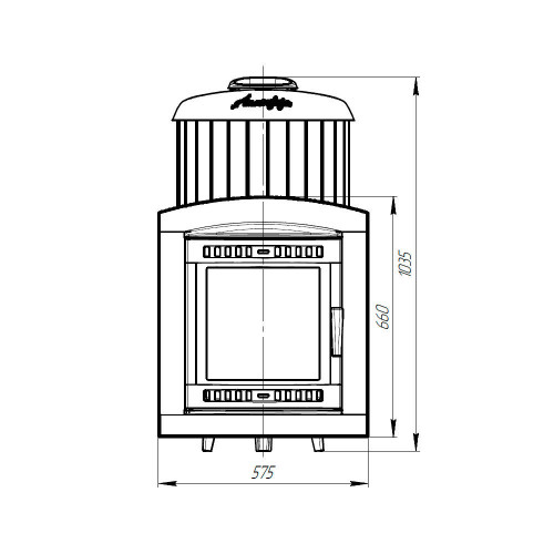 Печь для бани Прометалл Атмосфера XL ламели Верде Гватемала наборный рисунок