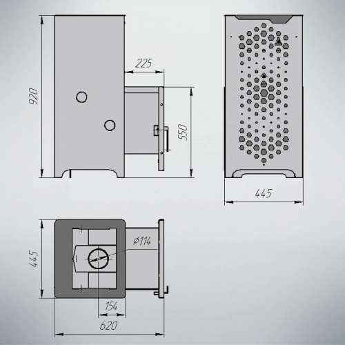 Печь для бани Варвара ПАР-18