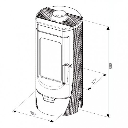 Печь-камин Plamen TARA