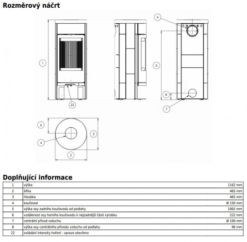 Печь-камин ABX Vigo