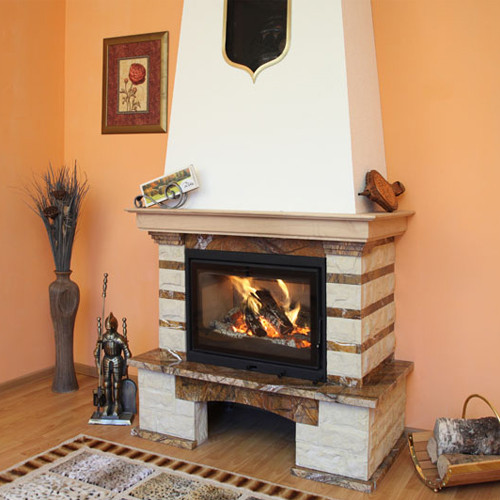 Каминная топка ЭкоКамин Альфа 700 Т с теплообменником