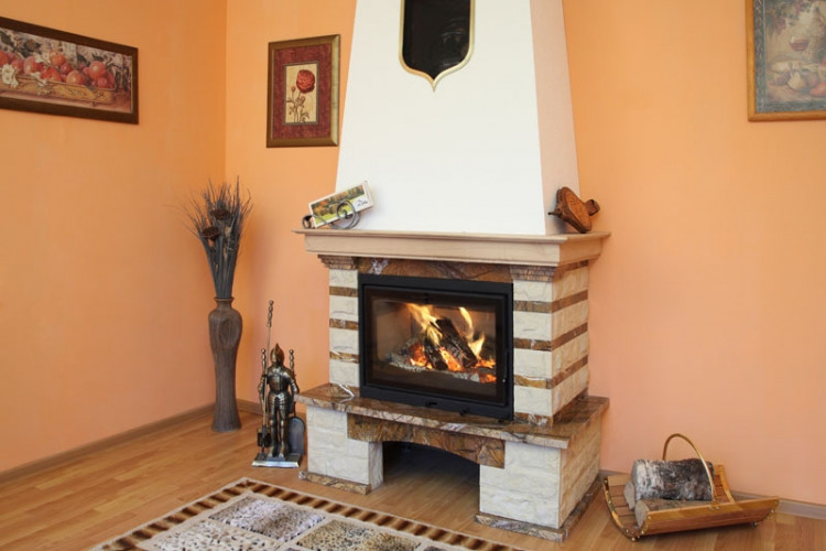 Каминная топка ЭкоКамин Альфа 700K с контргрузом