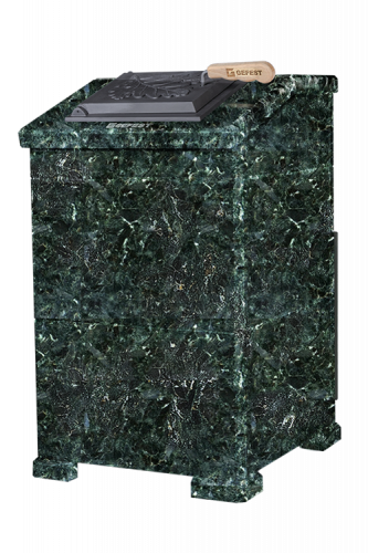 Печь для бани комплект Технолит Гром 50 (П2) Президент 1150/50 Серпентинит