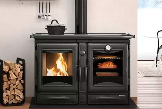 Печь-камин La Nordica ALASKA Nero antracite (черный антрацит)