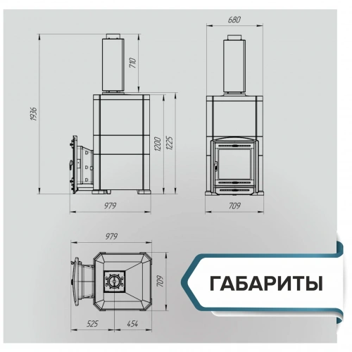 Печь для бани Прометалл Эйфория 45 в закрытой облицовке Талькохлорит