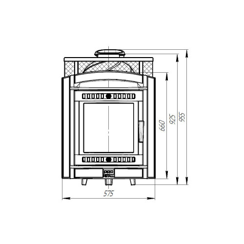 Печь для бани Прометалл Атмосфера L КТТ сетка
