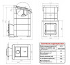 Печь для бани ВВД Сударушка Семейная РК с фасками