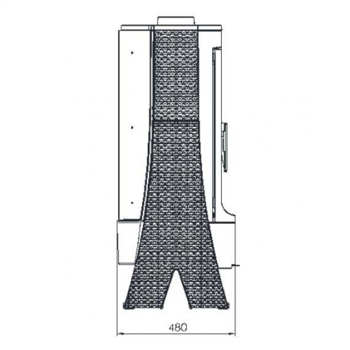 Печь-камин Plamen NERA N