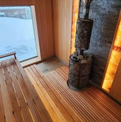 Печь для бани Прометалл Атмосфера XL сетка нержавейка