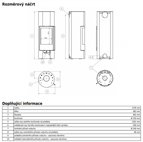 Печь-камин ABX Oregon I