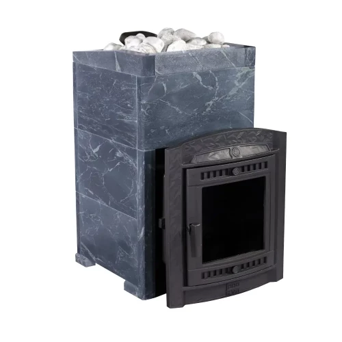 Печь для бани Прометалл Атмосфера XL в облицовке Талькохлорит