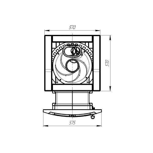 Печь для бани Прометалл Атмосфера L в облицовке Талькохлорит