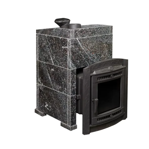 Печь для бани Прометалл Атмосфера XL в облицовке Амфиболит